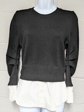 Veronica Beard 2 In 1 Wool Sweater Size XS